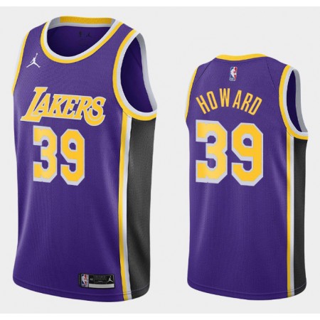 Herren NBA Los Angeles Lakers Trikot Dwight Howard 39 Jordan Brand 2020-2021 Statement Edition Swingman